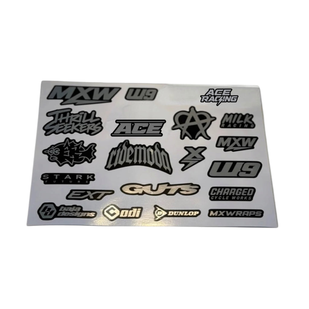 SHEET of stickers