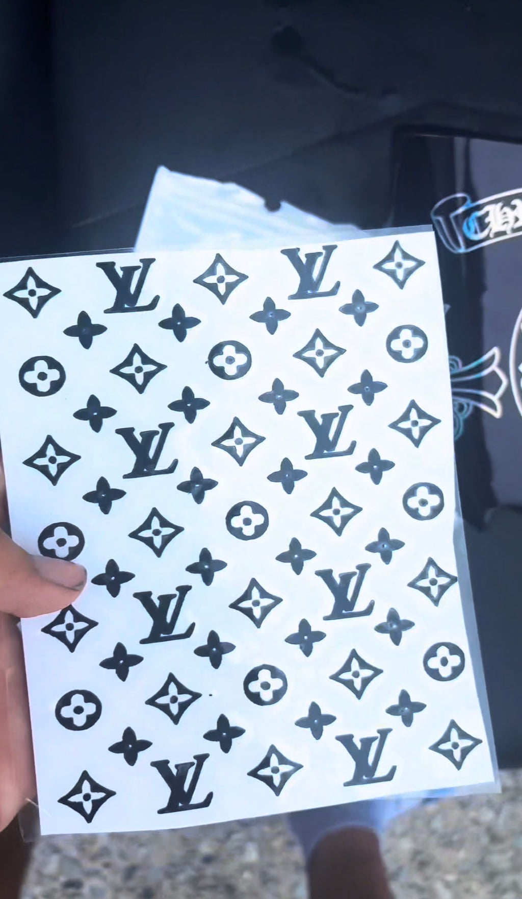 Fork LV decals