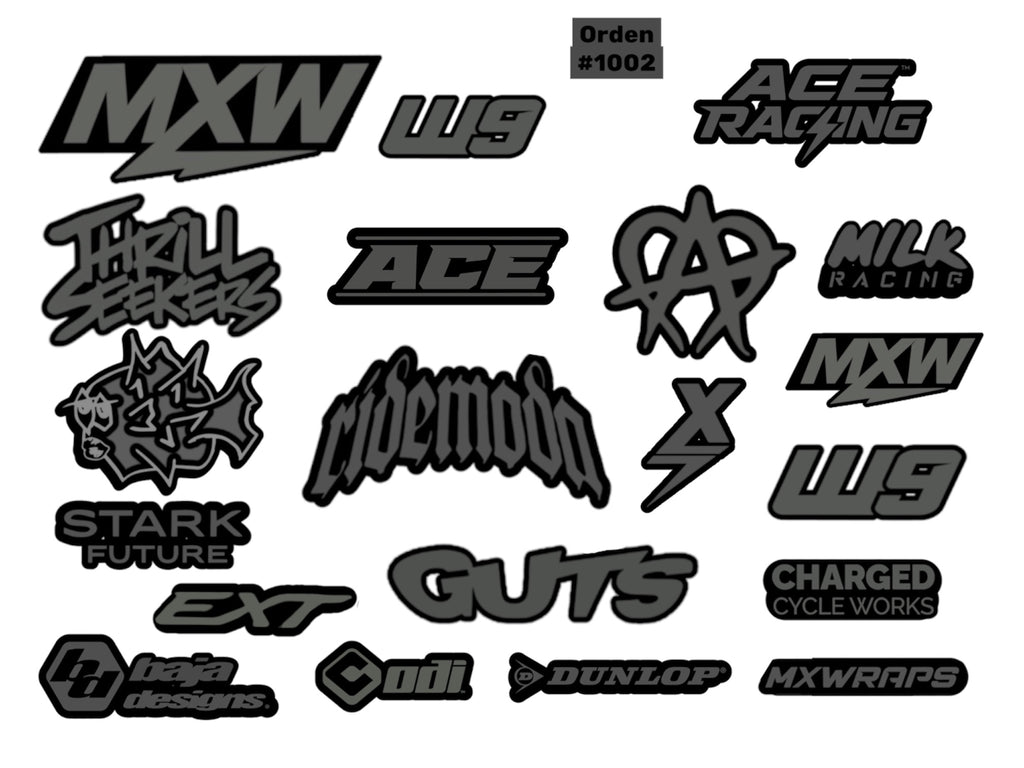 SHEET of stickers